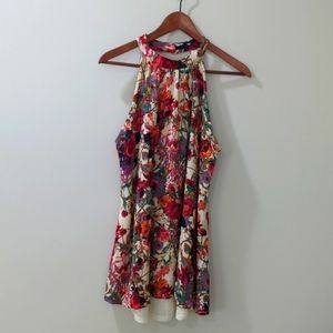 Threadzz Boutique Floral Tunic Mini Dress